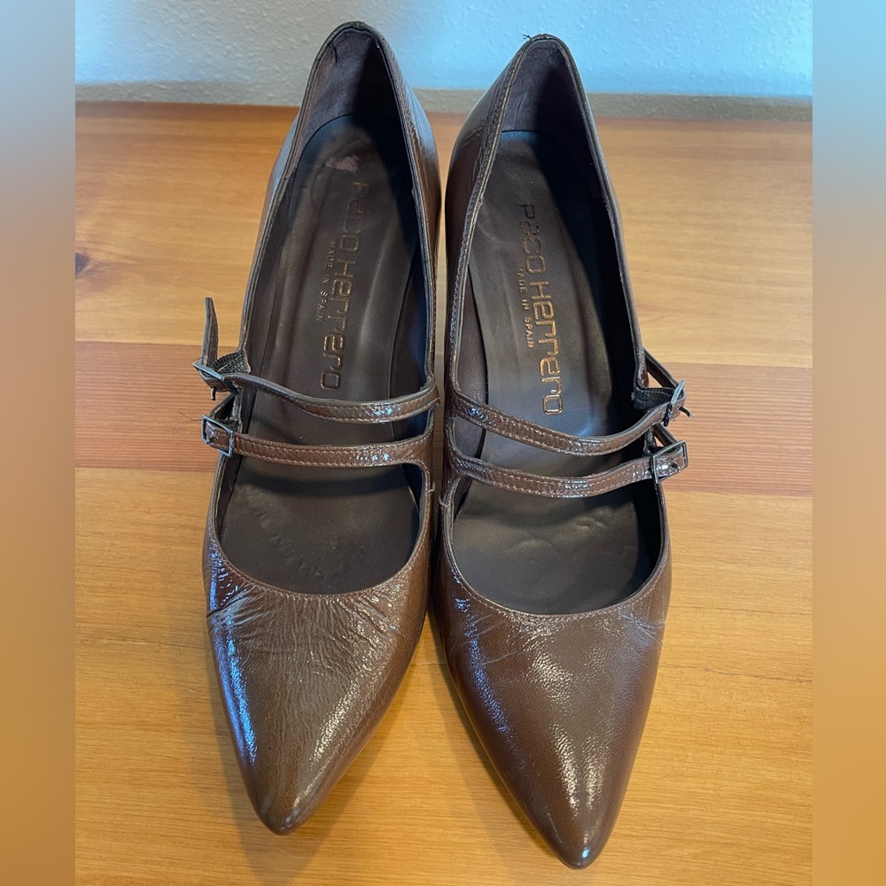Paco Herrero Leather Heels Spanish made
